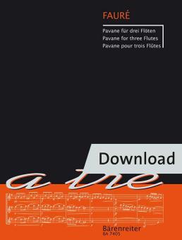 Pavane für drei Flöten Download