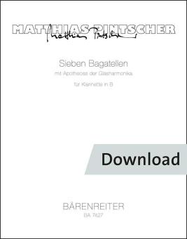 7 Bagatellen mit Apotheose der Glasharmonika 