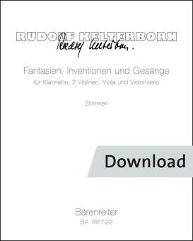 Fantasien, Inventionen und Gesänge 