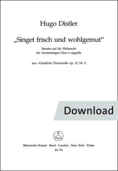 Singet frisch und wohlgemut op. 12/4 Download