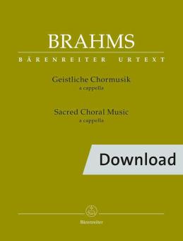Geistliche Chormusik für Chor a cappella Download