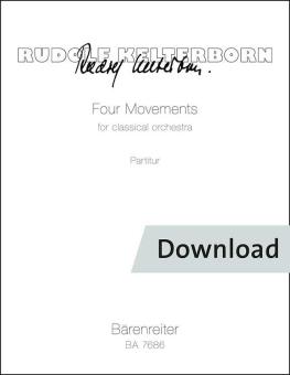 Four Movements for classical orchestra 