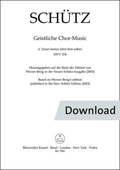 Unser keiner lebet ihm selber SWV 374 Download