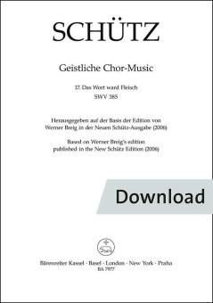 Das Wort ward Fleisch SWV 385 Download