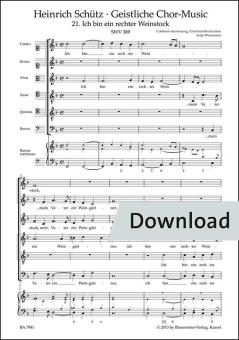 Ich bin ein rechter Weinstock SWV 389 Download