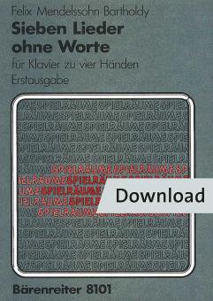 7 Lieder ohne Worte Download