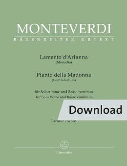 Lamento d' Arianna (Monodia) - Piano della Madonna (Contrafactum) Download