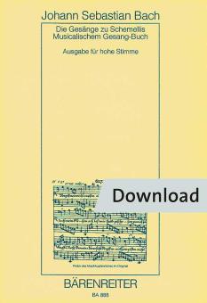 Die Gesänge zu G. Chr. Schemellis Gesangbuch BWV 439-507 Download