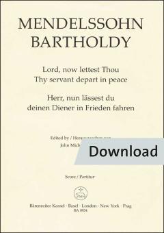 Herr, nun lässest du deinen Diener in Frieden fahren op. 69 Download