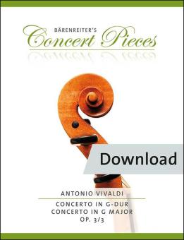Concerto G-Dur op. 3/3 Download