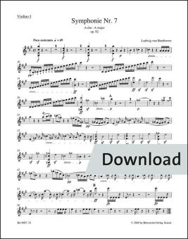 Symphonie Nr. 7 A-Dur op. 92 Download