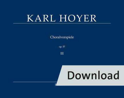 Choralvorspiele, Band III op. 57 Download