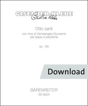 Otto canti op. 135 Download
