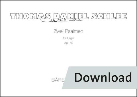 Zwei Psalmen für Orgel op. 74 Download