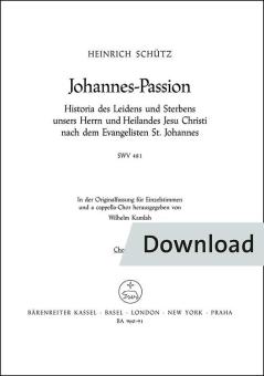 Johannes-Passion SWV 481 Download