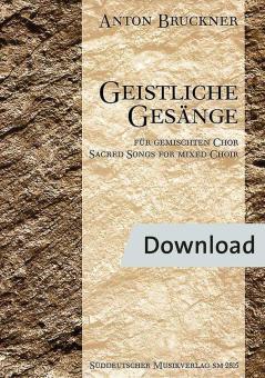 Geistliche Gesänge für gemischten Chor Download