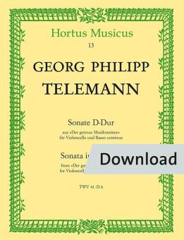 Sonate D-Dur TWV 41:D 6 Download