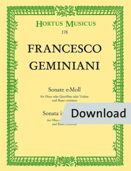 Sonate e-Moll Download