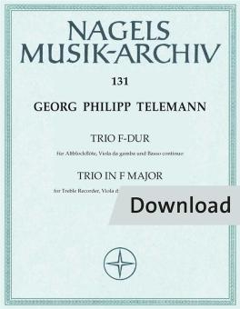 Trio aus den 'Essercizii Musici' TWV 43:F 3 Download