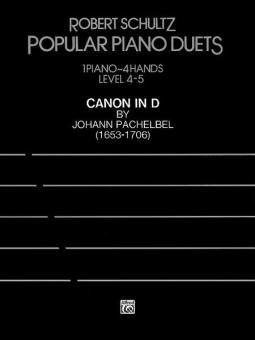Canon in D Advanced Piano Duet 