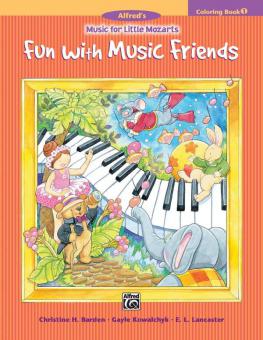 Music for Little Mozarts Coloring Book 1 
