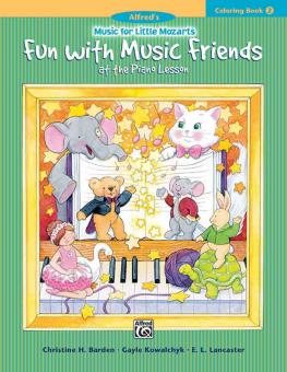 Music for Little Mozarts Coloring Book 2 