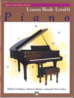 Alfred's Basic Piano Course: Lesson Book 6 