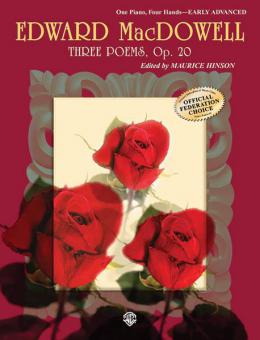 Three Poems, Op. 20 ed. Maurice Hinson 