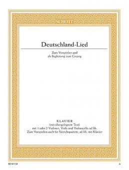 Deutschland-Lied Standard