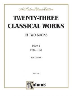 23 Classical Works For Two Guitars Vol. 1 
