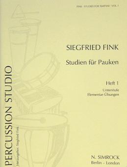 Studien für Pauken Heft 1 