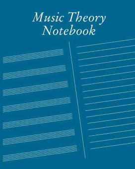 Music Notebook - Blue 