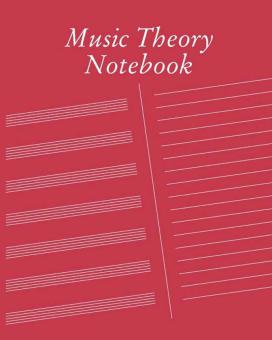 Music Notebook - Red 