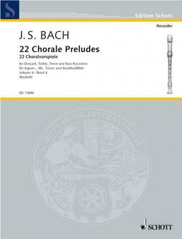 22 Choralvorspiele aus 'Das kleine Orgelbuch' Vol. 4 Standard