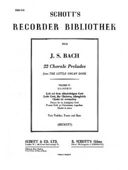 22 Choralvorspiele aus 'Das kleine Orgelbuch' Vol. 6 