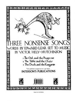 Three Nonsense Songs 