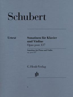 Sonatinen für Klavier und Violine op. post. 137 
