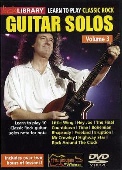 Learn To Play Classic Rock Guitar Solos Vol. 3 