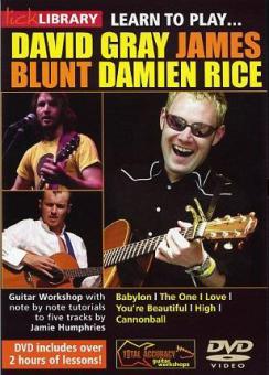 Learn To Play David Gray, James Blunt, Damien Rice 