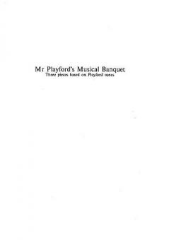 Mr. Playford's Musical Banquet 