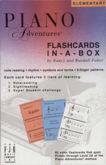 Piano Adventures: Flashcards In-A-Box 