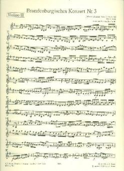 Brandenburgisches Konzert Nr. 3 G-Dur BWV 1048 