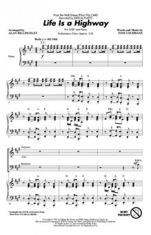 Life Is A Highway From Cars Standard