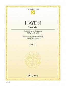 Sonate F-Dur Hob. XVI:23 Standard