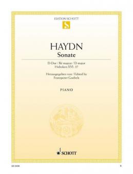 Sonate D-Dur Hob. XVI:37 Standard
