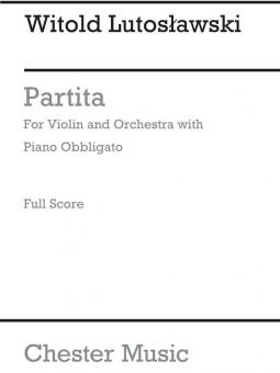 Partita for Violin and Orchestra with Piano Obligato 