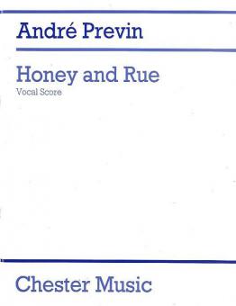 Honey and Rue (Vocal Score) 
