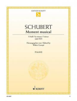 Moment musical Nr. 3 f-Moll Standard