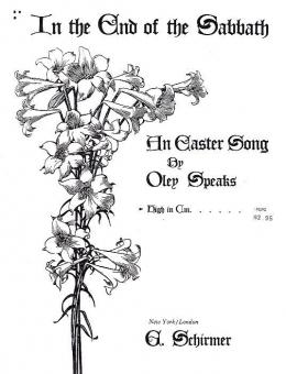 In The End of The Sabbath 