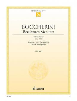Berühmtes Menuett A-Dur op. 13/5 Standard